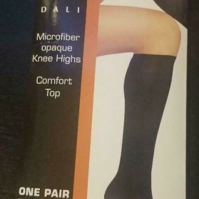 LEVANTE DALI MICROFIBER OPAQUE KNEE HIGHS COMFORT TOP DALI KHI MOKA ONE SIZE-S3